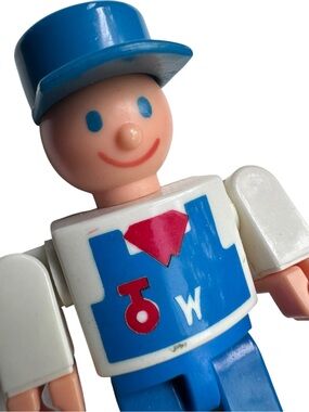 1975 Gabriel "Wannabees"Train‎ Conductor Action Figure 4” Articulating Vintage